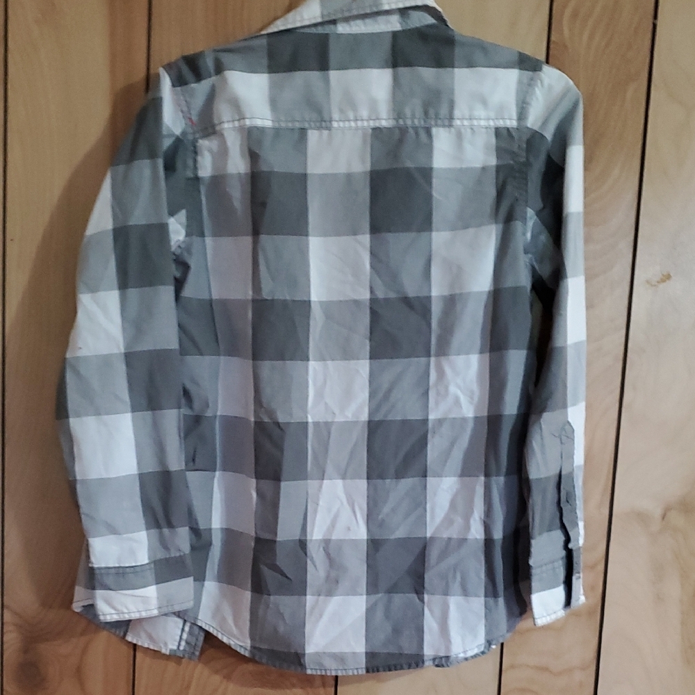 Tony Hawk Gray Casual Button Down Shirt with Classic Design - Picture 4 of 4